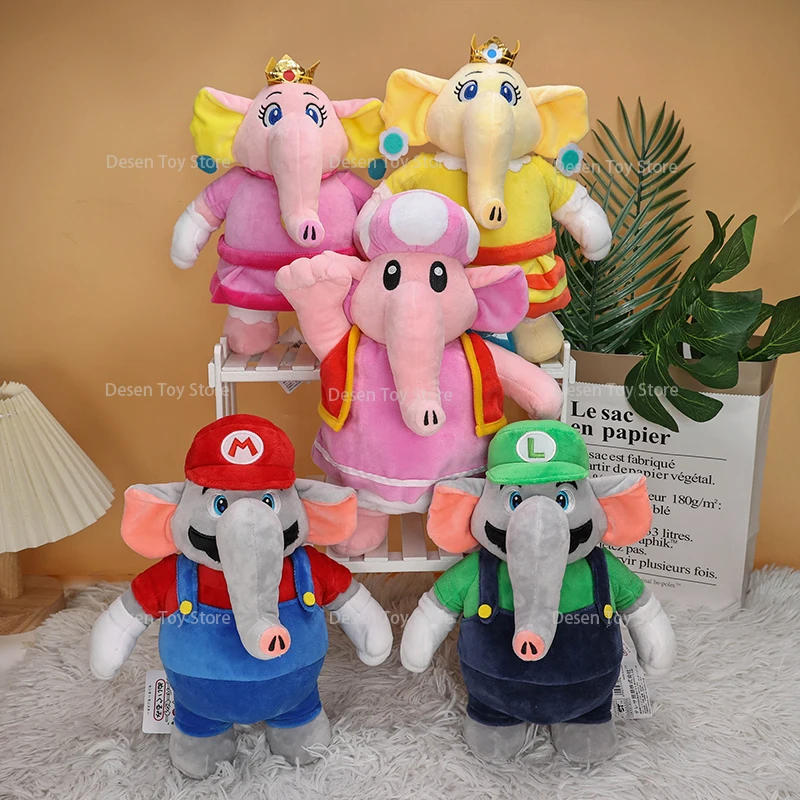 Custom Mario Plush: Elephant Toad (Handmade) 