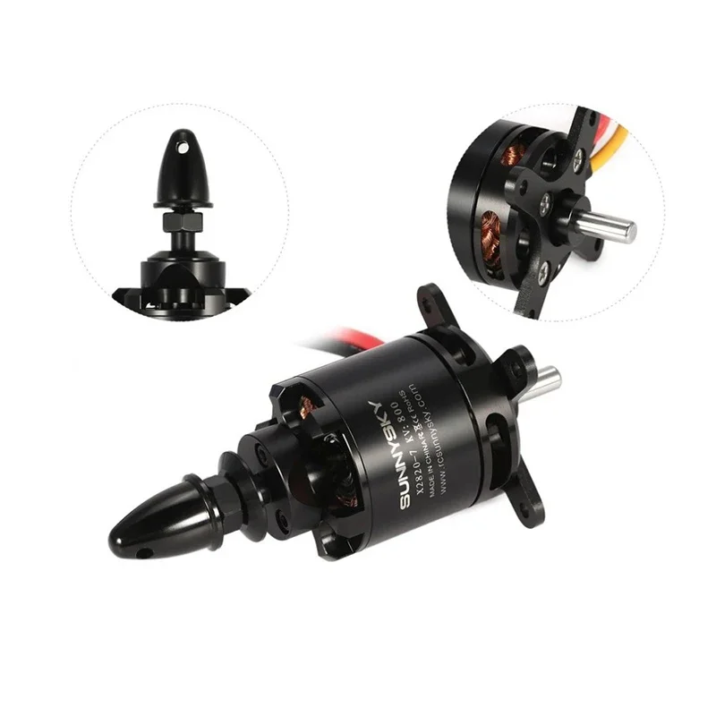 SUNNYSKY X2820 Series External Rotor Brushless Motor 800KV 920KV 1100KV 3~5S Lipo 5mm Shaft RC Fixed-wing Aircraft thumbnail 2