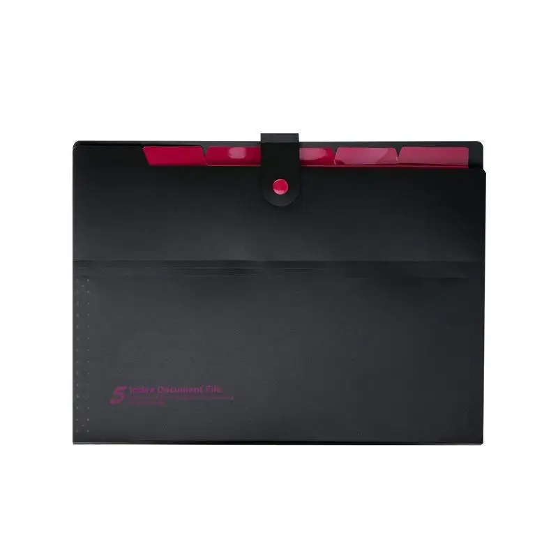A4  Folders Plastic Envelopes Multi-layer Folder Plastic Folder Bag Business Multifunctional File Bag Extension Office Supplies