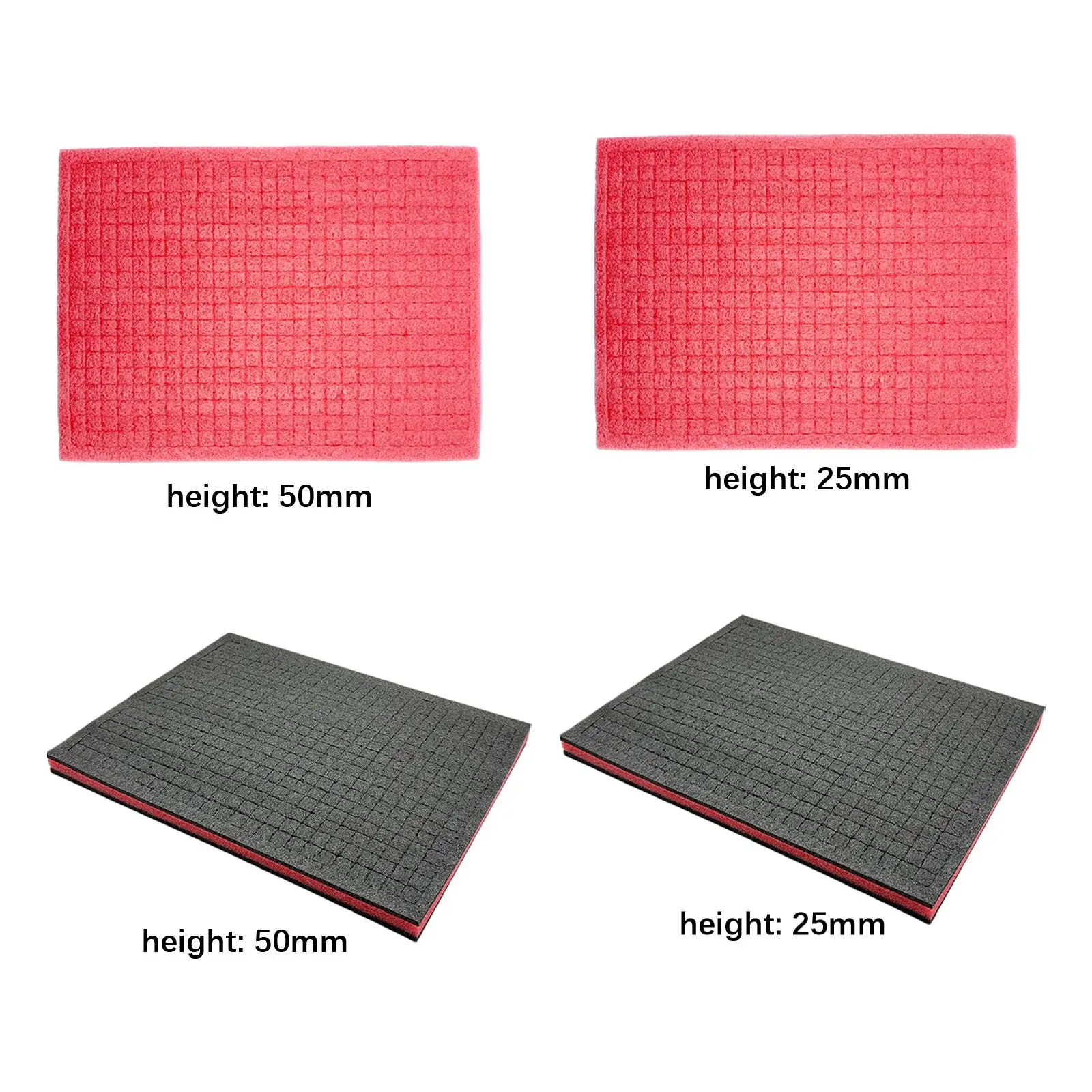 Tool Box Foam Universal 15.75x11.81inch Shadow Insert Cushion Liner Sheet for Jewelry Drawer Transporting Game Boxes Crafts Tool Box Foam Universal 15.75x11.81inch Shadow Insert Cushion Liner Sheet for Jewelry Drawer Transporting Game Boxes Crafts