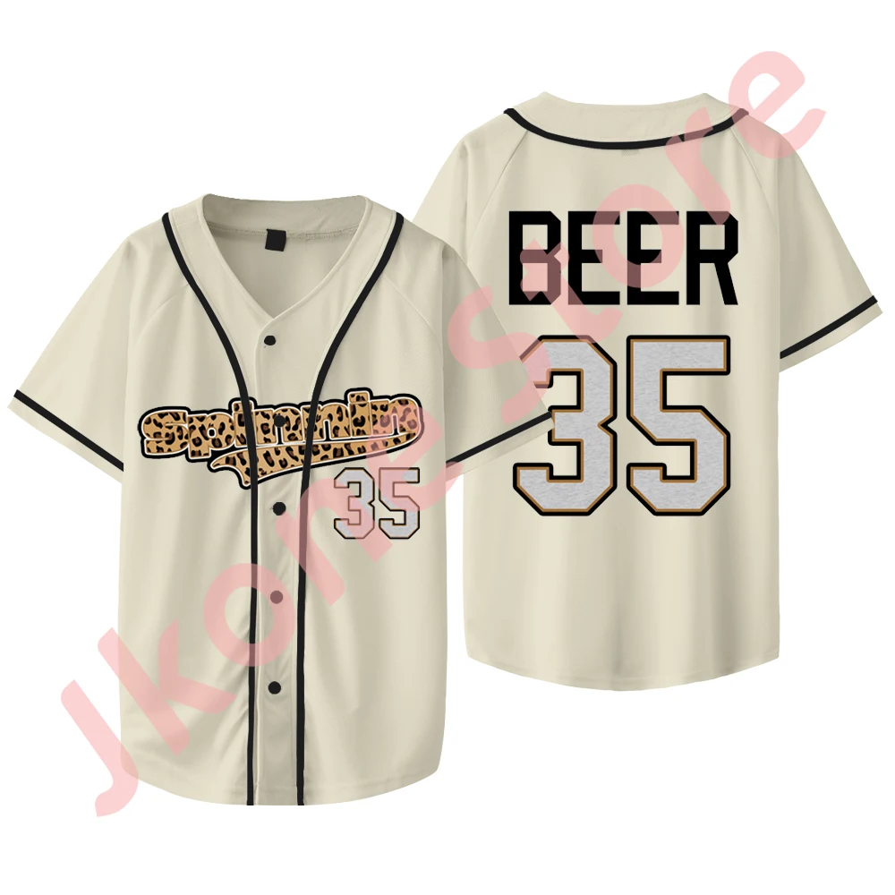 Madison Beer The Spinnin Tour Merch Baseball Jacket Cosplay Women Men Fashion Short Sleeve T-shirts 4