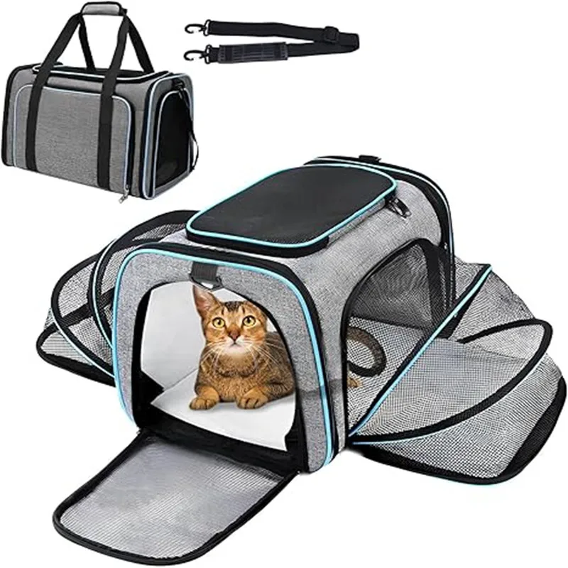 Pet Carrier Backpack Portable Breathable Foldable Cat Dog Carrier Outdoor Travel