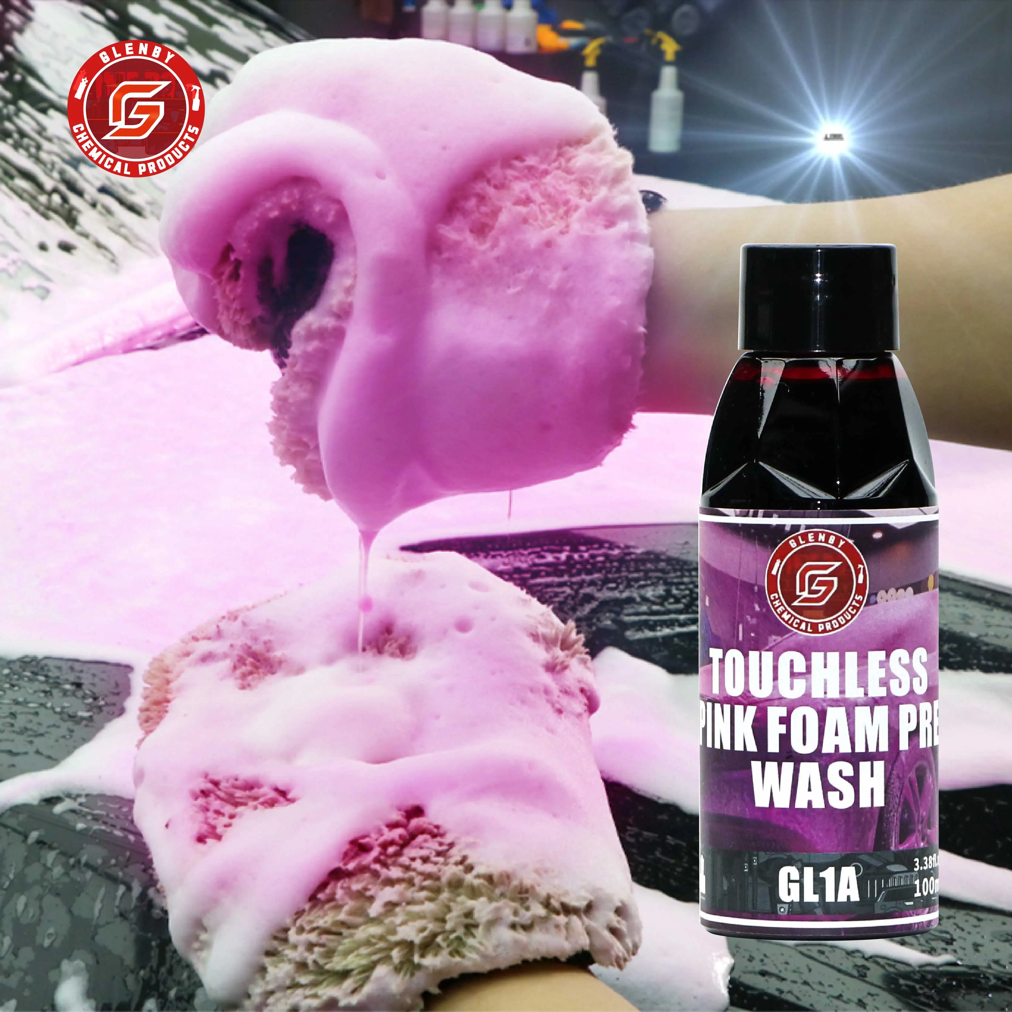 Glenby magic foam car wash shampoo Car Shampoo High Concentration Car Accessories Detailing Wash Super Foam Cleaner 6