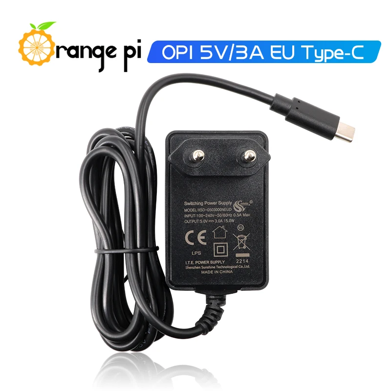 Orange Pi ���� ���� 5V3A EU Type-C ���� ���� ��ġ(���� ���� ��ȣ ��� ����) ���� ����� ����