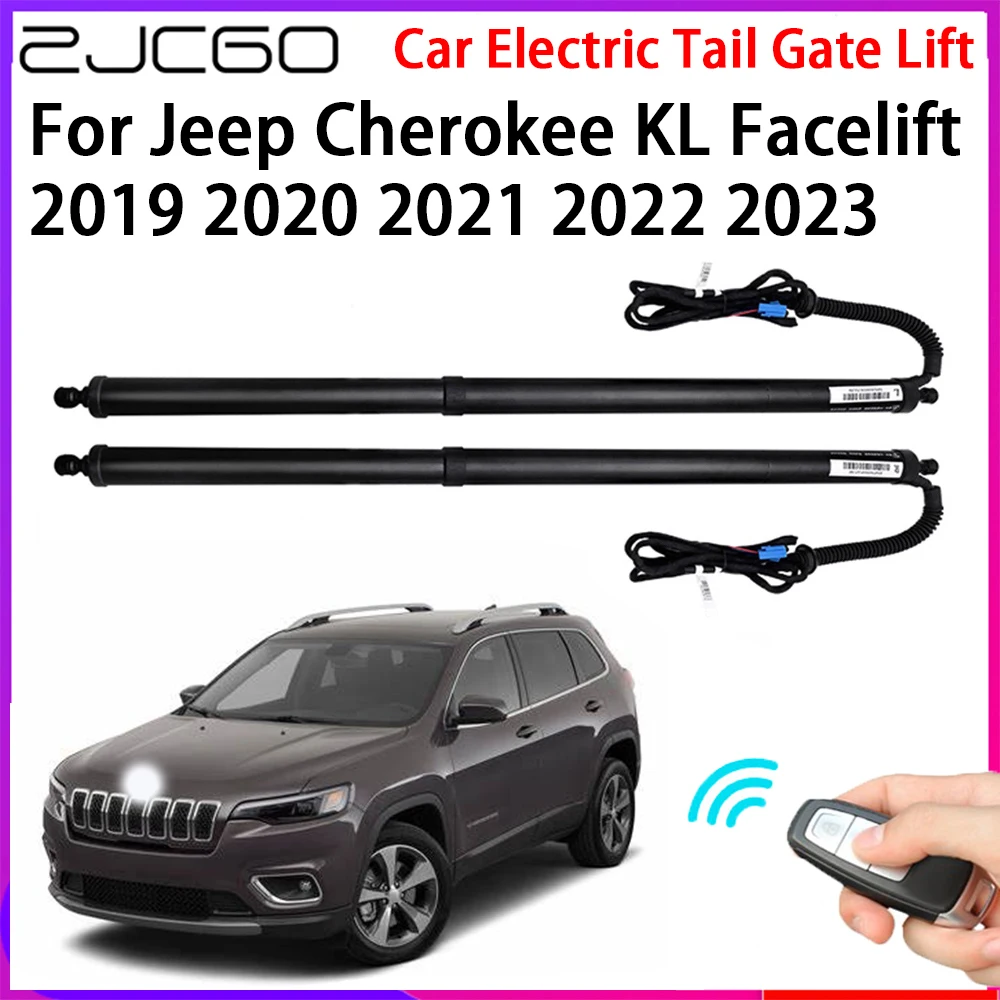 

ZJCGO Car Automatic Tailgate Lifters Electric Tail Gate Lift Assisting System for Jeep Cherokee KL Facelift 2019~2023