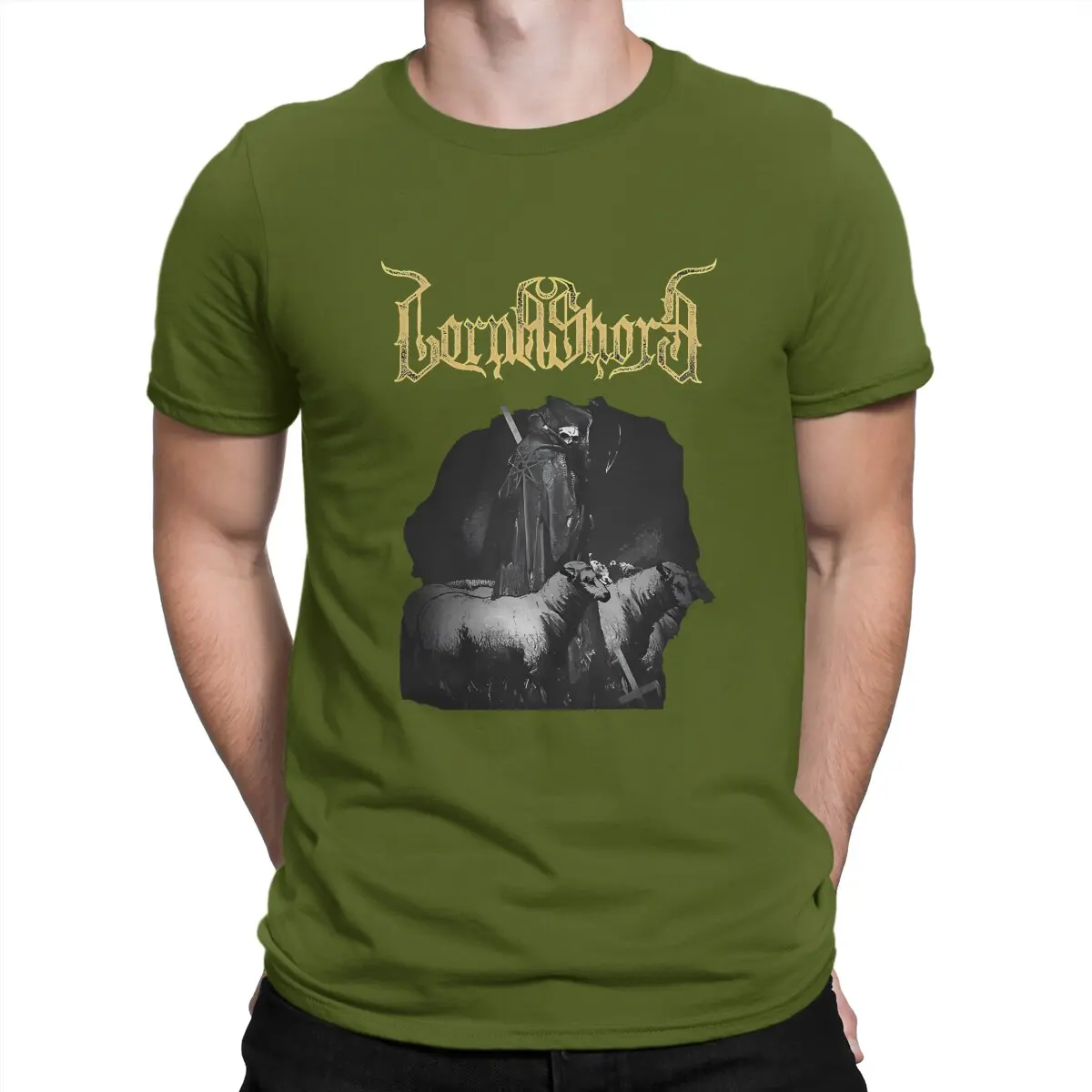 thumbnail image 1 of Camiseta creativa de Lorna Shore para hombre, cuello redondo, algodón puro, personalizable, ideal como regalo de cumpleaños o ropa de calle., 1 of 7