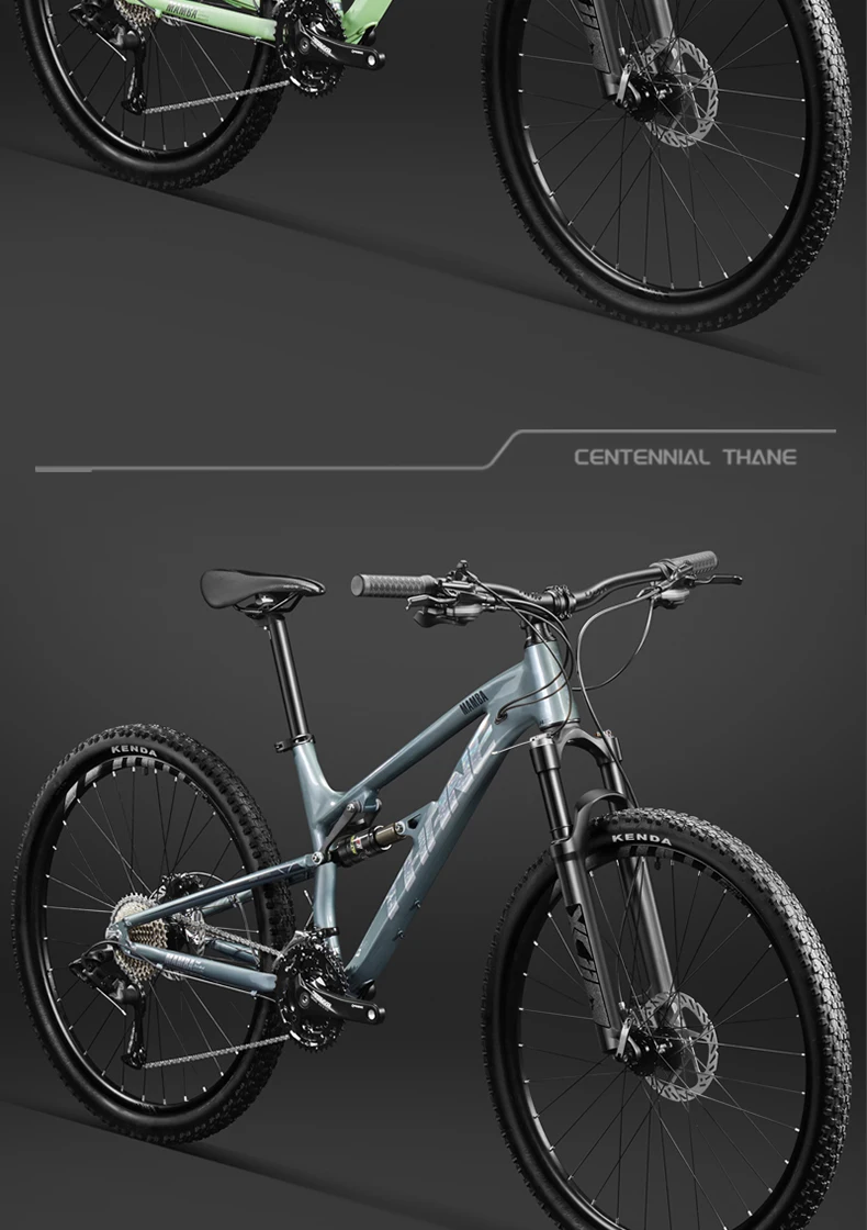 Soft Tail Frame Downhill Mountain Bike Full Suspension Mountain Bicycle 30/33 Speed 27.5 inch Aluminium Alloy Cross Country Bike
