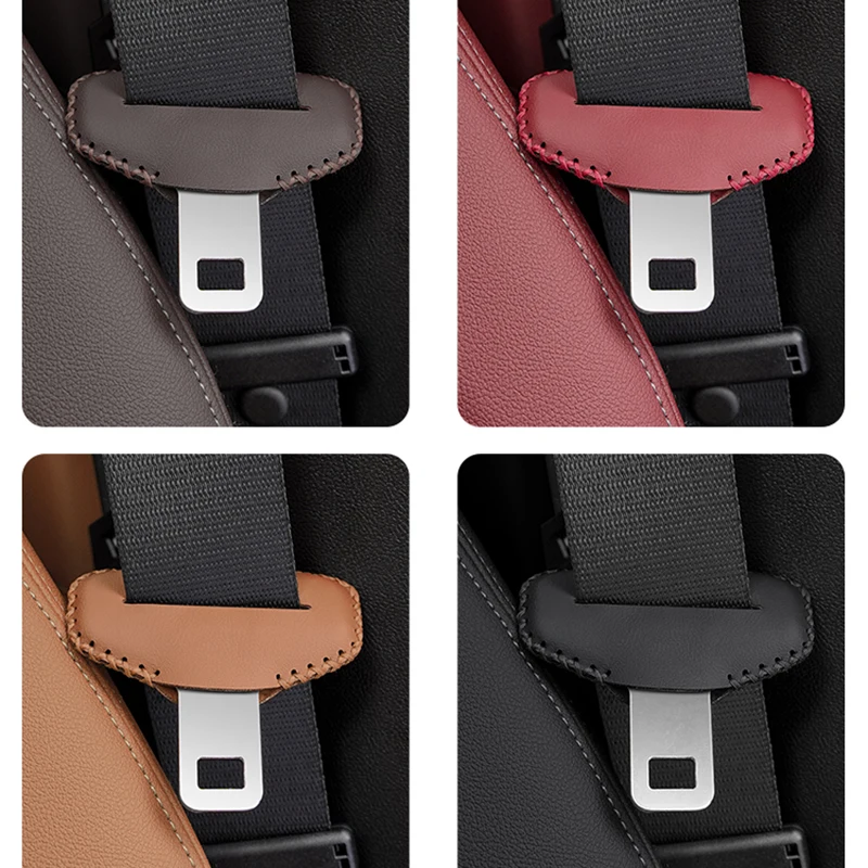 EIRZNGXQ Housse de boucle de ceinture de voiture, protection de boucle de  ceinture de sécurité, accessoires d'intérieur de voiture