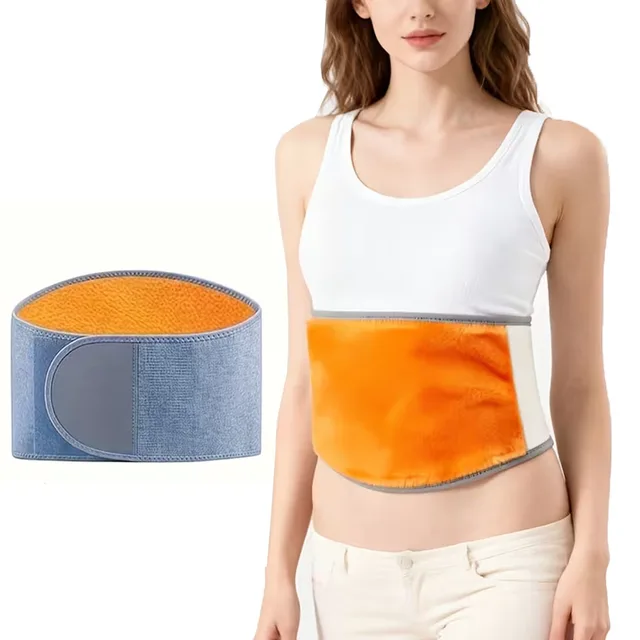 Winter Thicken Plush Waist belt Thermal Warmer Lumbar Support Belt Abdominal Protector Body Wrap Band Back Brace Kidney Binder