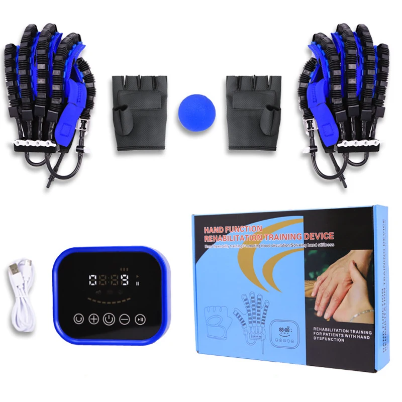 Gants de Robot rechargeables pour entraînement des mains, dispositif de récupération, hémiplégie et fonction des doigts, thérapie de Massage
