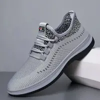 2023 Spring and Summer New Rubber Soft Sole Men's Shoes Breathable Casual Men's Shoes Comfortable All-match Men's Shoes 1