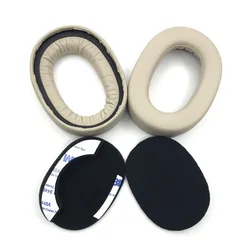 Premium Leather Earmuff Cushion Covers (Gold)