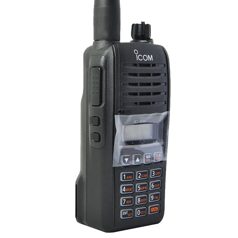 오리지널 VHF 항공대 Icom IC-A16e 휴대용 무전기, 비행기용 통신 항공 무전기