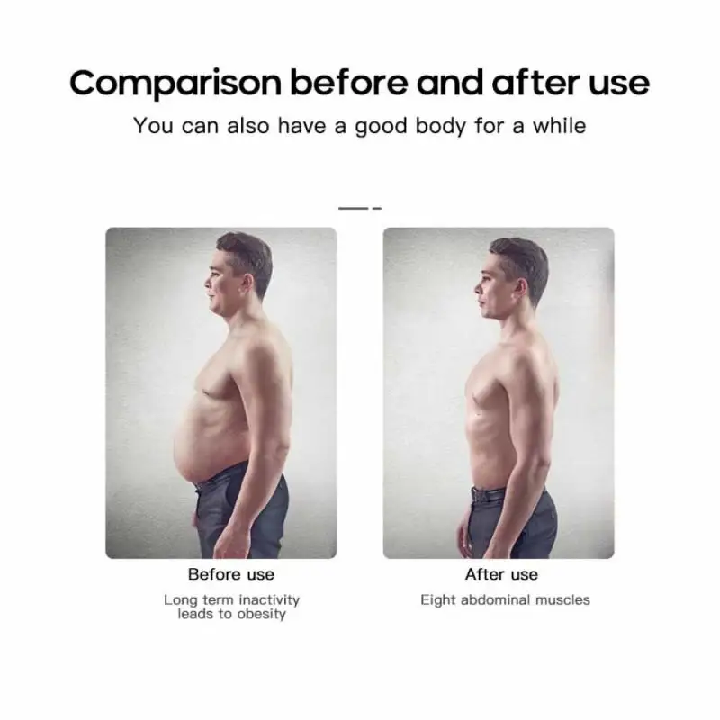 Muscle Stimulator EMS Abdominal Hip Trainer LCD Display Toner USB Abs Fitness Training Home Gym Body Slimming Waist Trainer