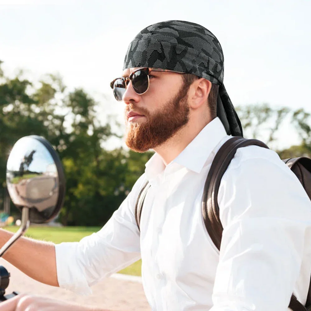 Summer Quick-Dry Cycling Pirate Hat Road Bicycle Running Cap Sport Bike Beanie Riding Baseball Head Scarf Bandana Caps Men Women 3