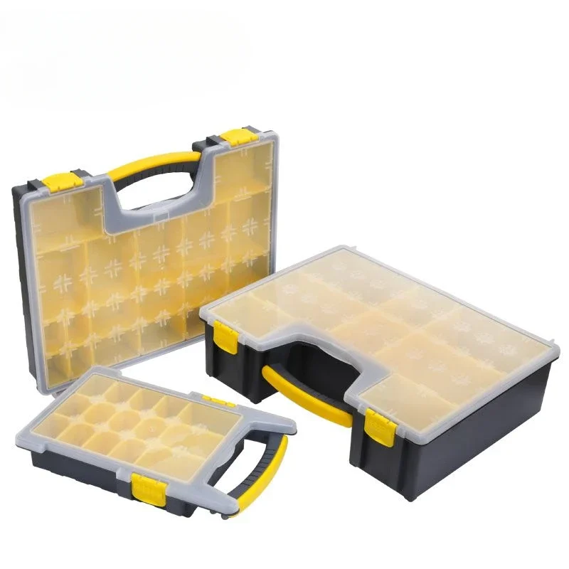Hardware household plastic portable toolbox hydraulic electrical parts box finishing storage box tools box 2