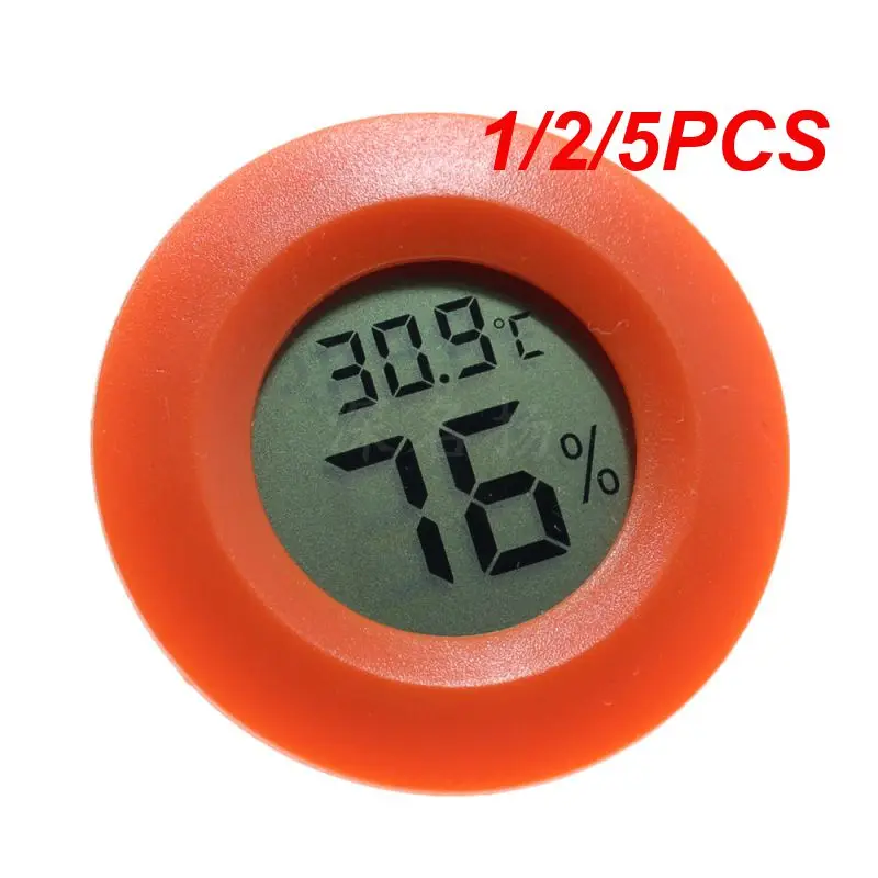 

1/2/5PCS In1 Thermometer Hygrometer Mini LCD Digital Temperature Humidity Meter Detector Thermograph Indoor Room Instrument