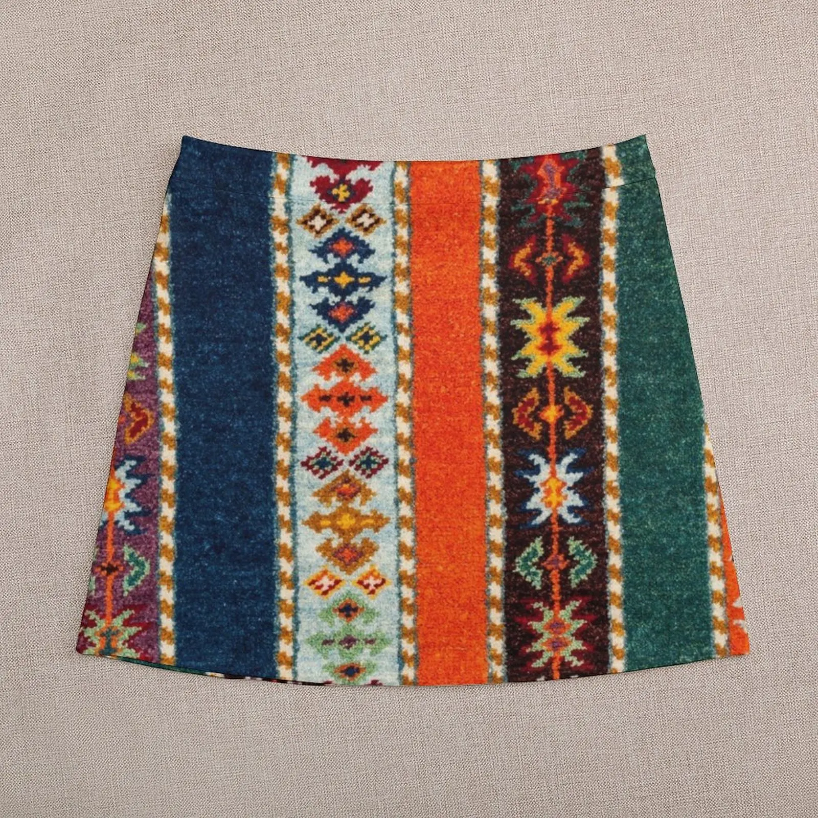 Persian rugs carpet Mini Skirt japanese fashion Miniskirt woman