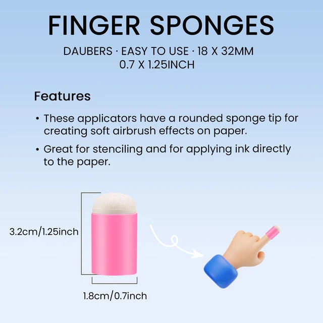 40PCS Craft Finger Sponge Daubers 2