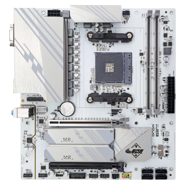 ONDA B550 PLUS-W Motherboard AMD AM4 For Ryzen 3/4/5 Gen Processors DDR4  64GB PCI-E 4.0 16X SATA3.0 M.2 2.5 Gb Network Chip - AliExpress