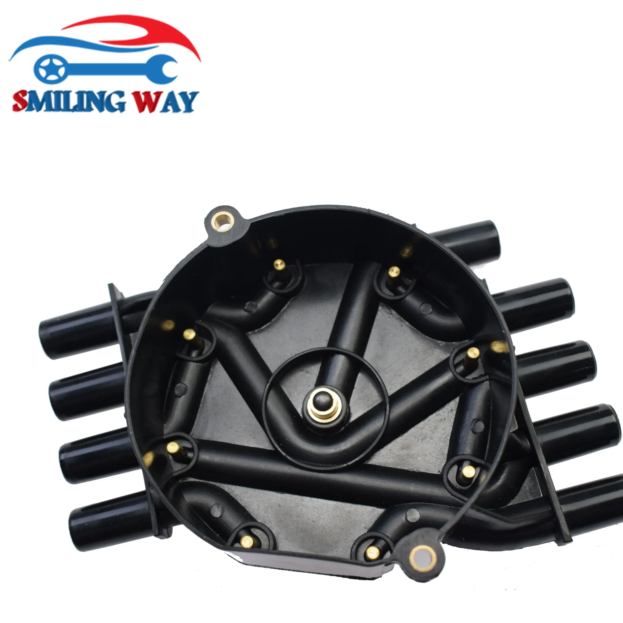SMILING WAY# Distributor Rotor & Cap For GMC Cadillac Chevrolet 5.0L 5.7L 7.4L V8 Escalade Tahoe Yukon Suburban Savana P30
