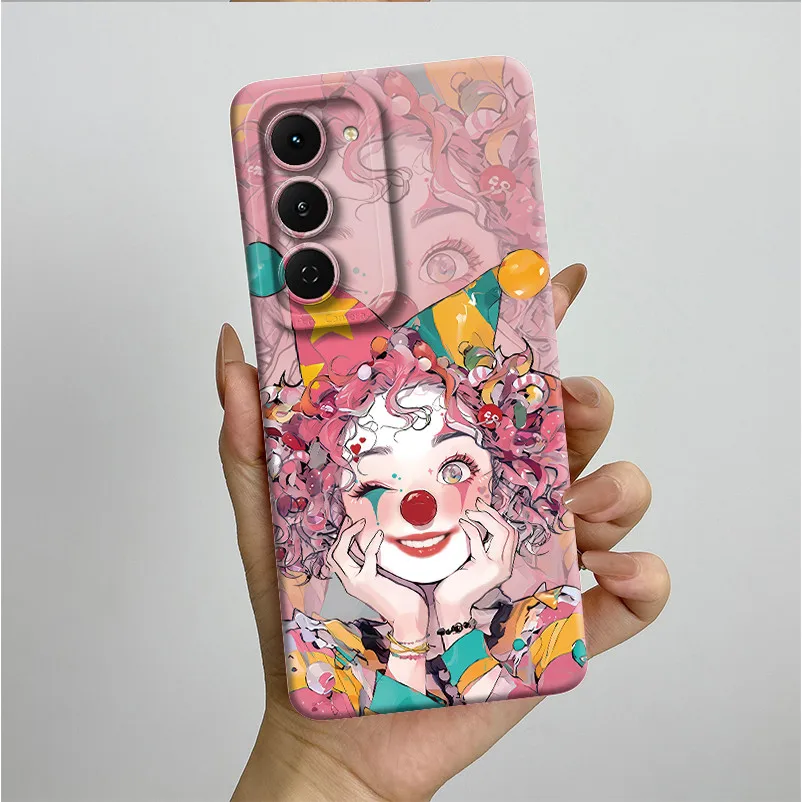 Aesthetic Flowers Slim Liquid Silicone Phone Case - Anti-Drop Protective Soft Cover