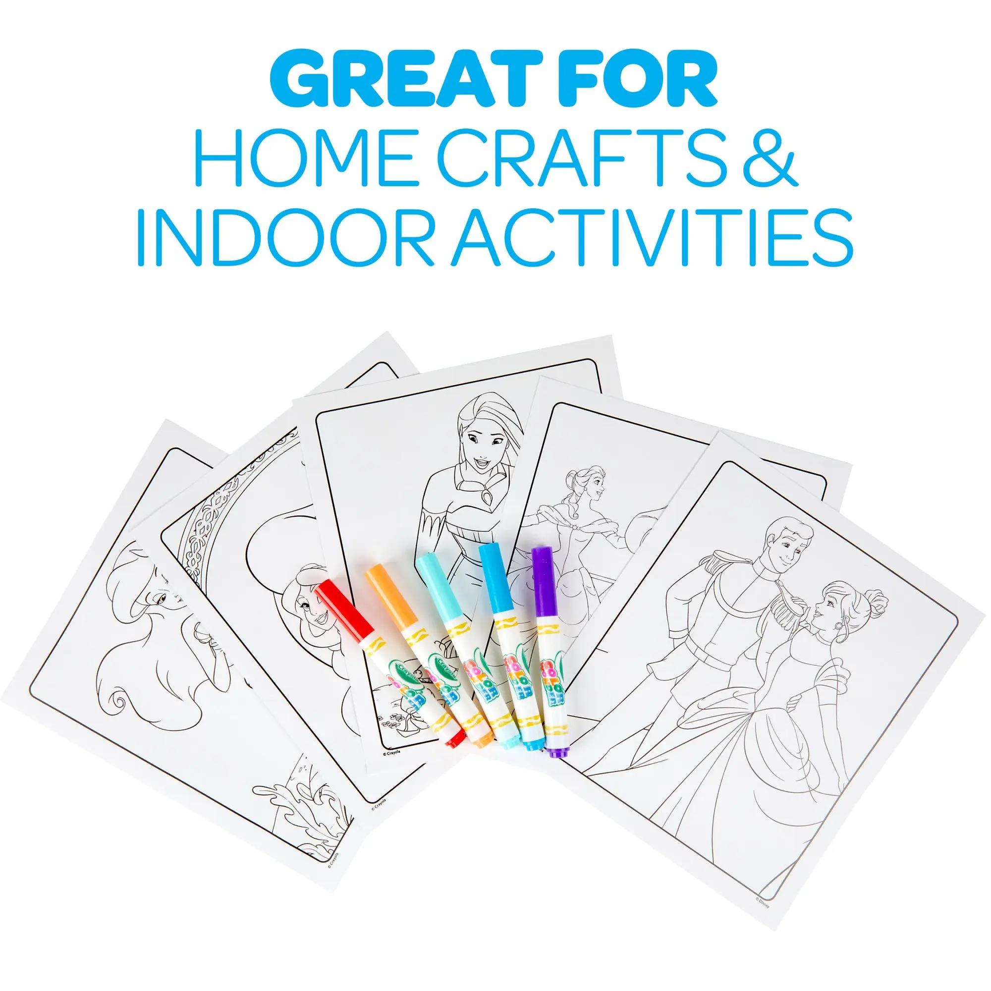 Disney Princess Mess-Free Coloring Set 2