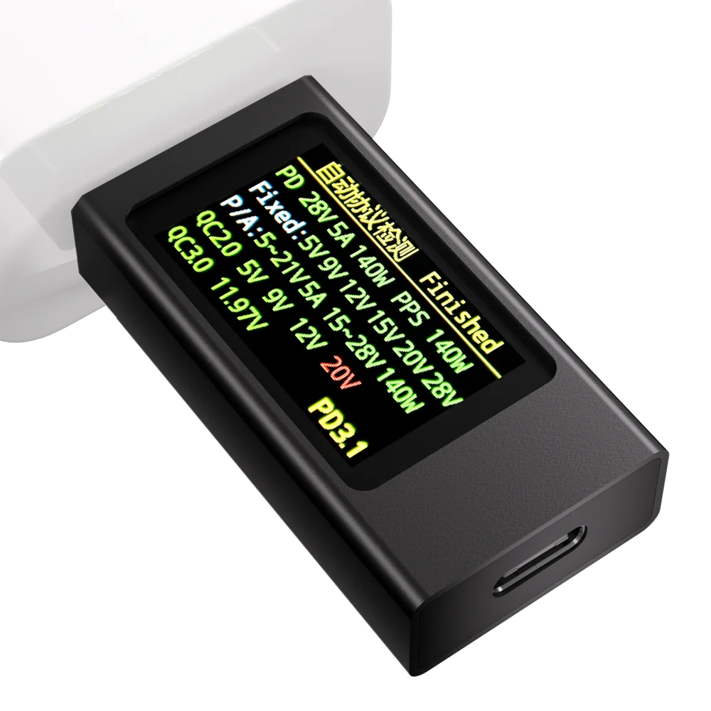 KWS-X1 Type-C 전류 및 전압 모니터 DC 4-30V 0-12A 전력계 테스터 PD 배터리 용량 디지털 LCD 디스플레이 미터