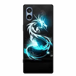 Stylish Black Silicone Soft Phone Case with Fashion Pictures for Sony 10 VI 2024 (B06.CH.167)