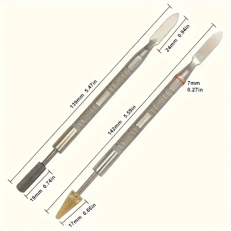 1Pc Leathercraft Edge Dye Pen&Oil Gluing Applicator-Metal Leather Paint Roller Tool Set-For DIY Leather Craft Projects