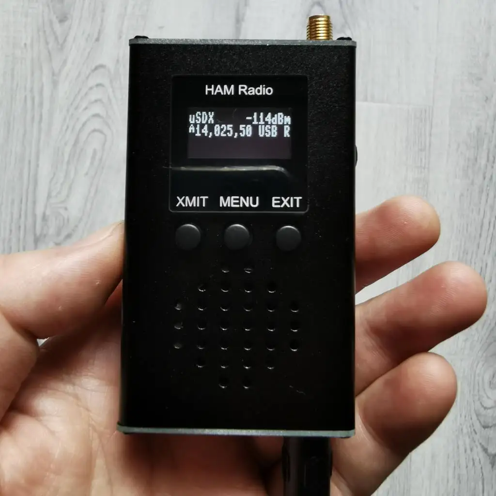 

USDX Handheld Tri-Band Pocket Radio 15/20/40m 3 Band HF SSB QRP Transceiver Compatible With USDX QCX-SSB