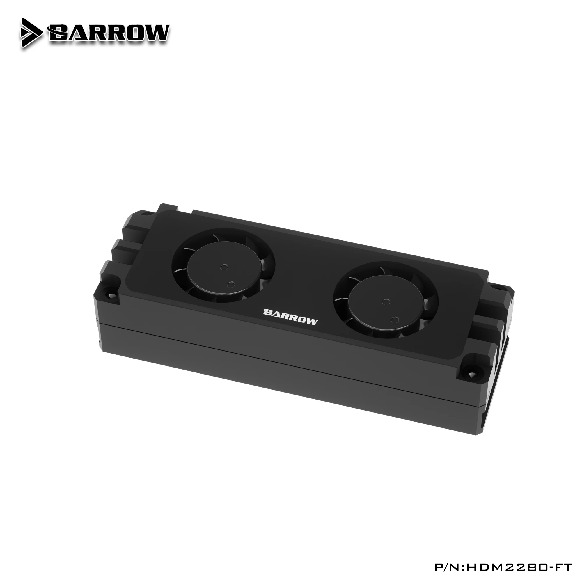 Carrinho de Mão M.2 Estado Sólido Disco Rígido Cooler Twin Turbo Ventilador Dissipador Calor Compatível Pcie Sata 22110 2280 Hdm2280-ft Ventiladores e resfriadores - Imagem 5