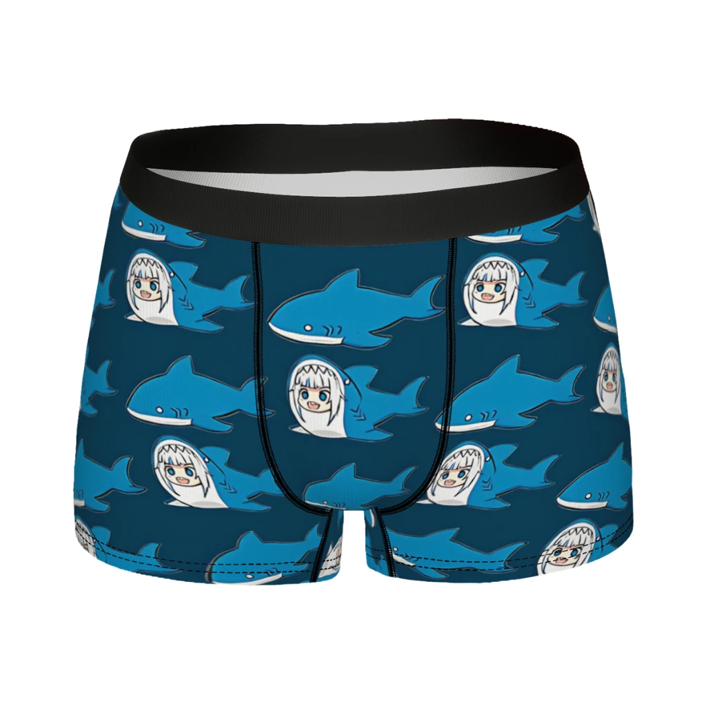 

Shark Gawr Gura Underpants Cotton Panties Men's Underwear Comfortable Shorts Boxer Briefs
