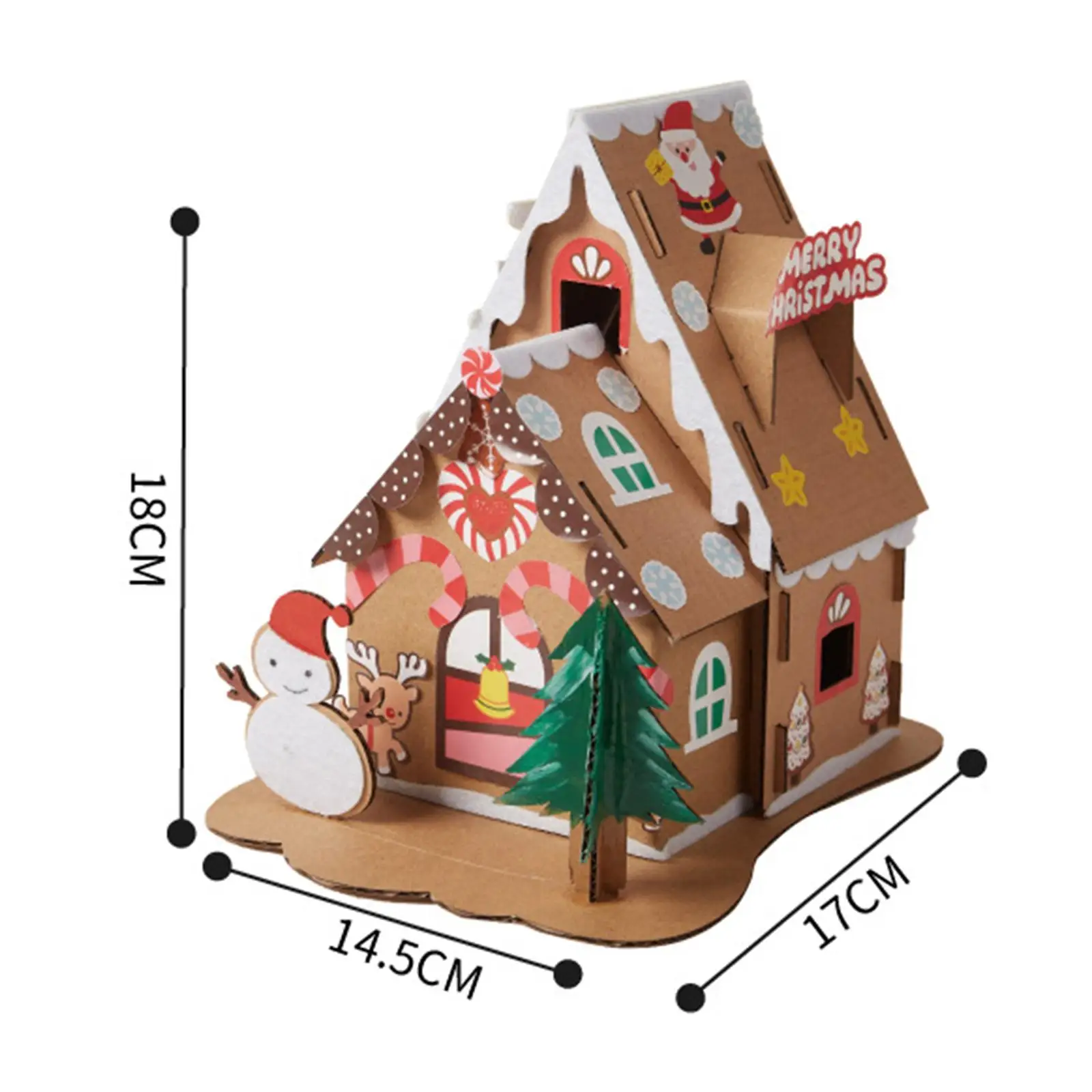 DIY Christmas Houses Early Indoor Outdoor Decorations Christmas Craft Houses 6