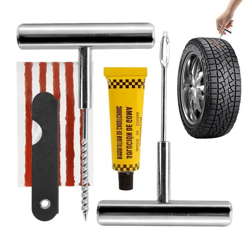 TirePatchKitFlatTireRepairKitsSetOf6PcsTireRepairKitFor