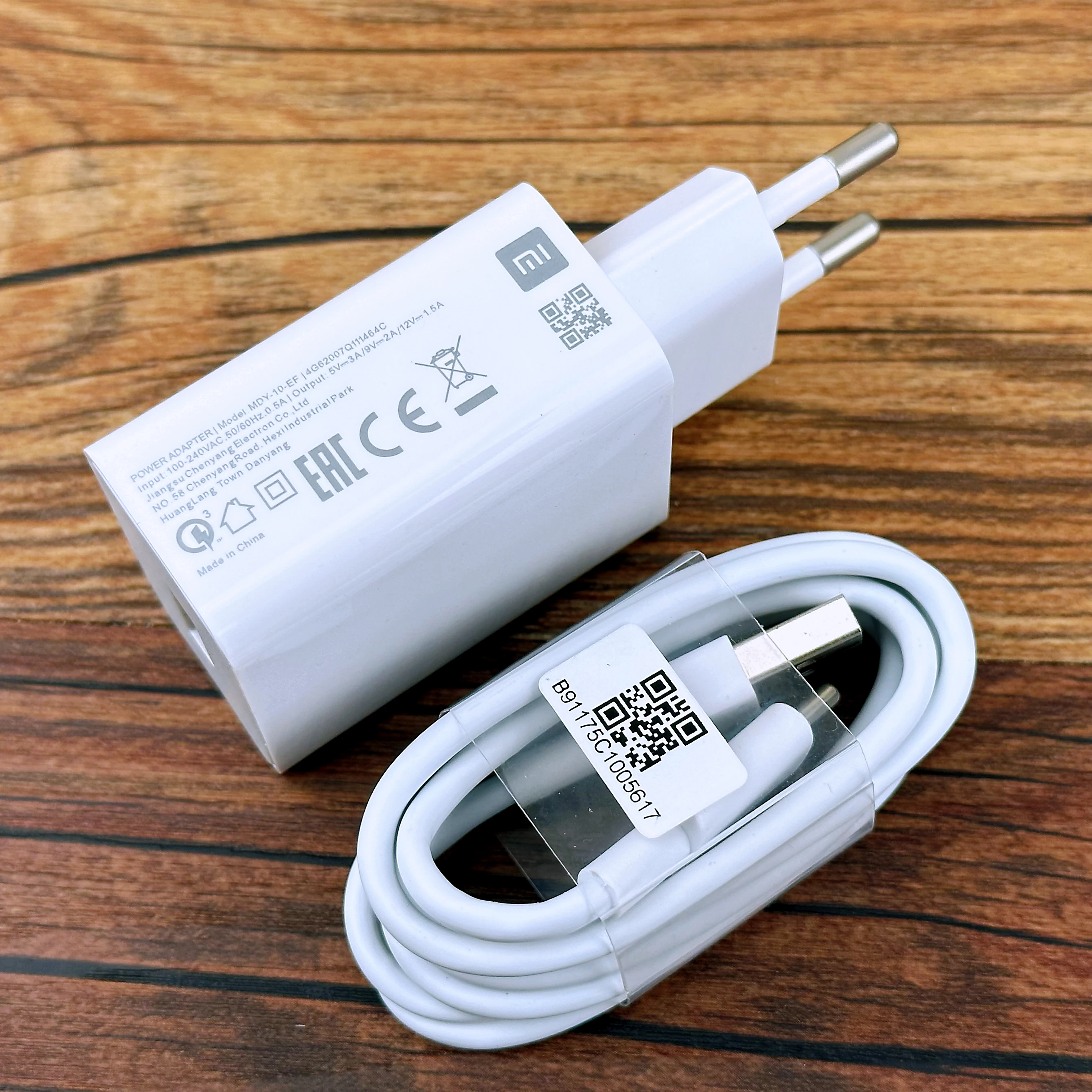 Fast Charge EU Adapter USB Type C Cable For Mobile Phones