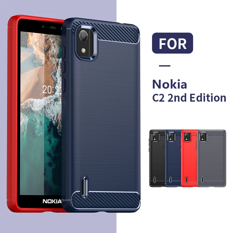 Per Nokia C2 2Nd Edition Custodia Cover Per Nokia C2 2Nd Edition Capas Soft Tpu Nuovo Silicone Per Fundas Nokia C2 2Nd Edition Cover