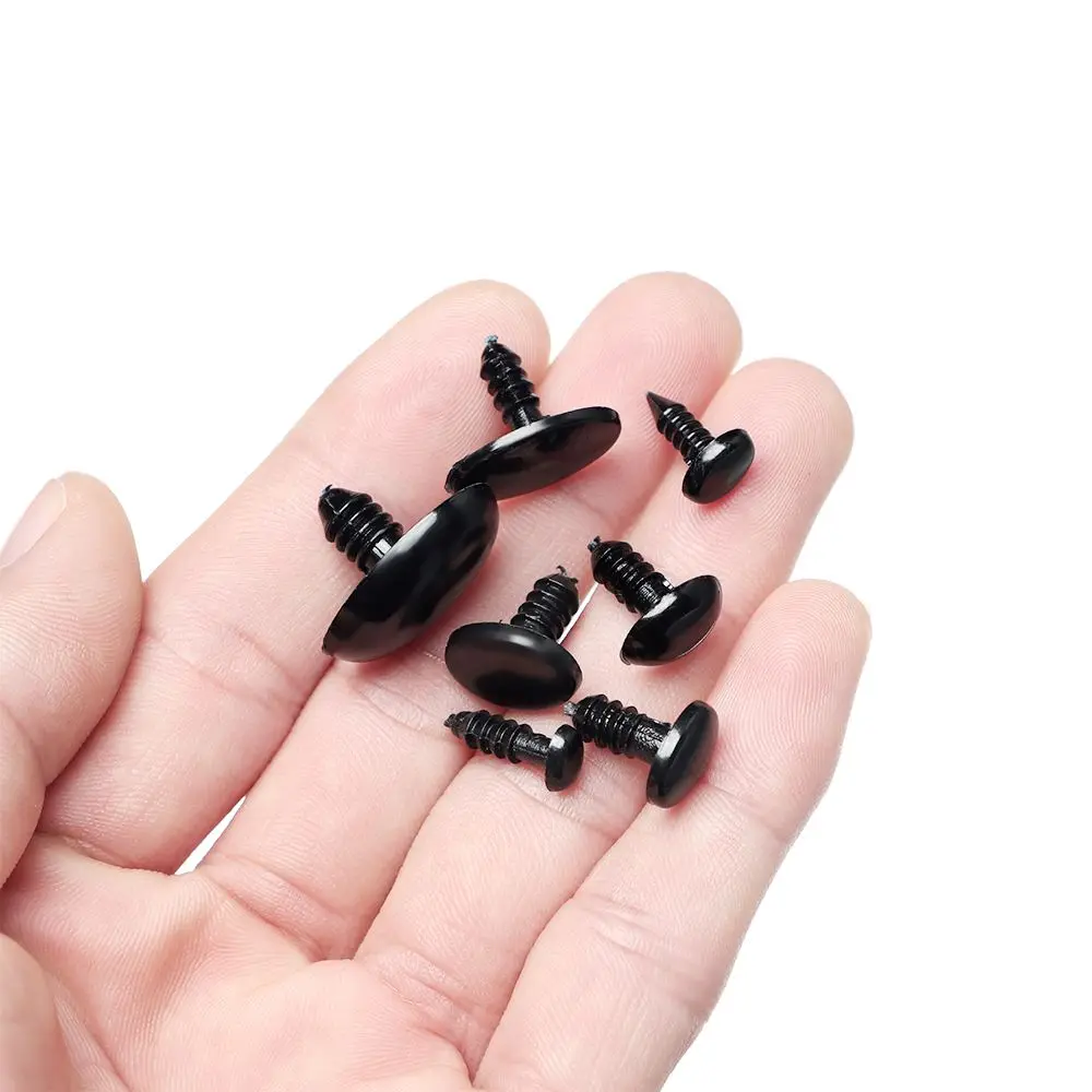 Plastic Oval Bear Noses Safety Parts for Dolls Accessories