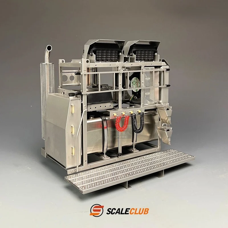 

Scaleclub Model 1/14 Truck Heavy Duty SLT Low Roof Drive House Upgrade Equipment Rack For Tamiya Scania Man Volvo Car Parts