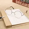 Fashion Classic Metal Round Myopia Glasses Women Men Ultra Light Resin Nearsighted Glasses Vision Care Diopter Eyewear -1.0~-4.0 4