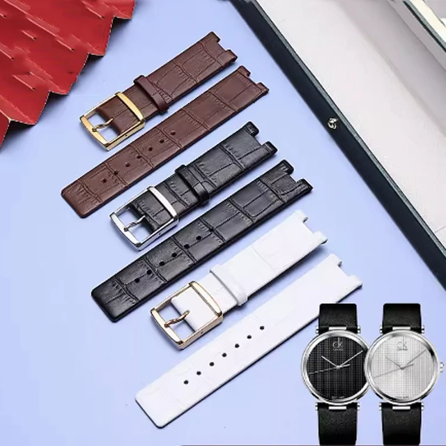 캘빈 클라인 시계를 위한 가죽의 우아함: K1S21120/K1S21102 용 시계 밴드
