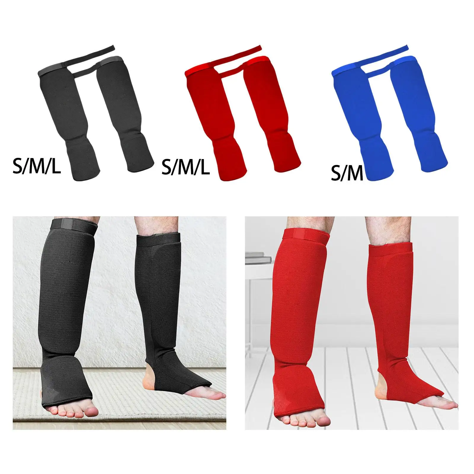 Ladies Shin Instep Guards Protector Leg Pads Cloth Elastic Sport Washable