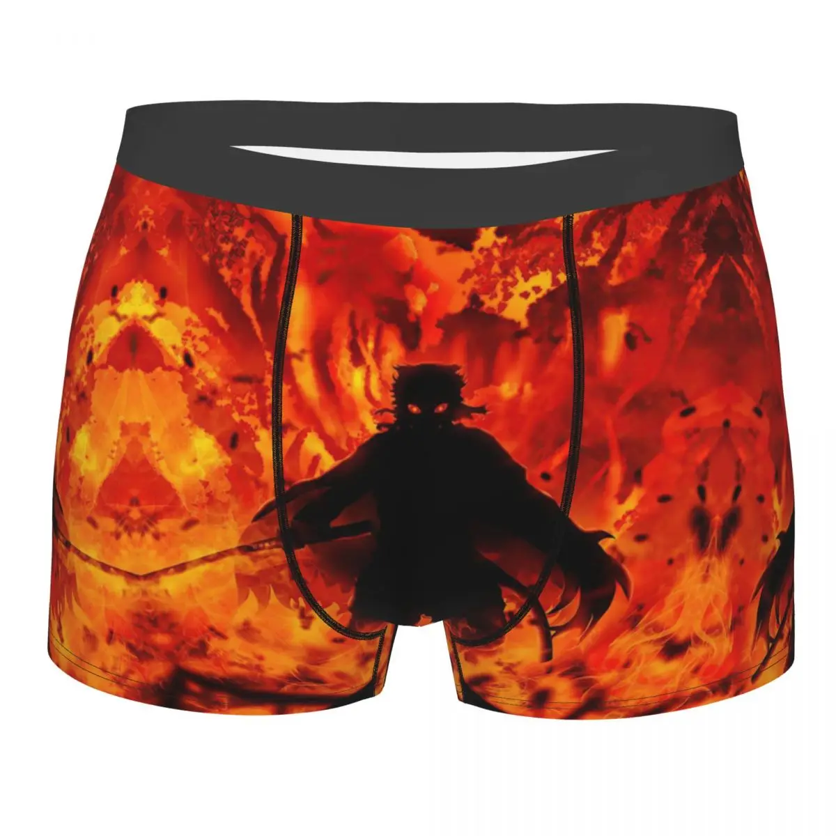 Kimetsu No Yaiba Demon Slayer Men Boxer Briefs Underwear Highly Breathable Top Quality Birthday Gifts тетрадь 48л кл tanjiro kamado v2 demon slayer