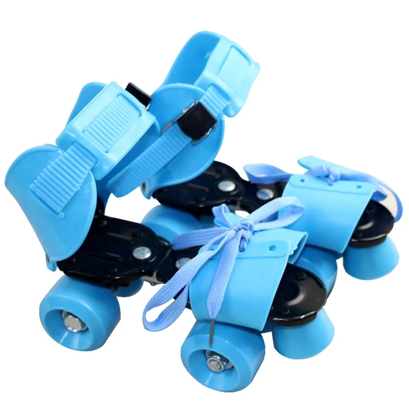 

Adjustable Skating Shoes Beginners Skates 4 Wheels Sliding Sneaker For Beginners Girls Boys