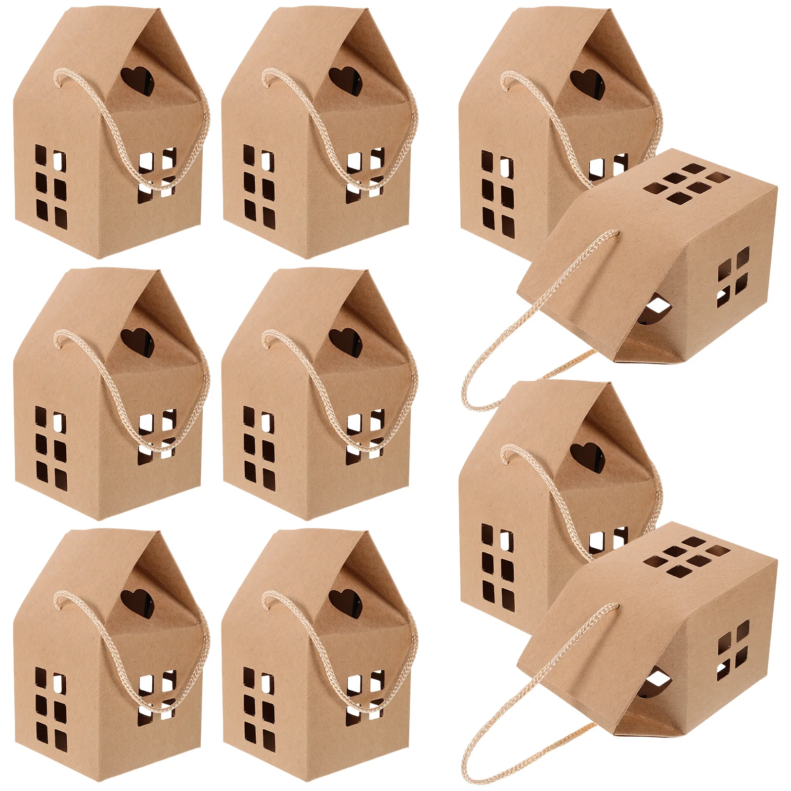 

Party Gift Box Paper Candy Boxes Wedding Favor Candy Box House Shaped Gift Boxes Birthday Event Party Decoration Supplies