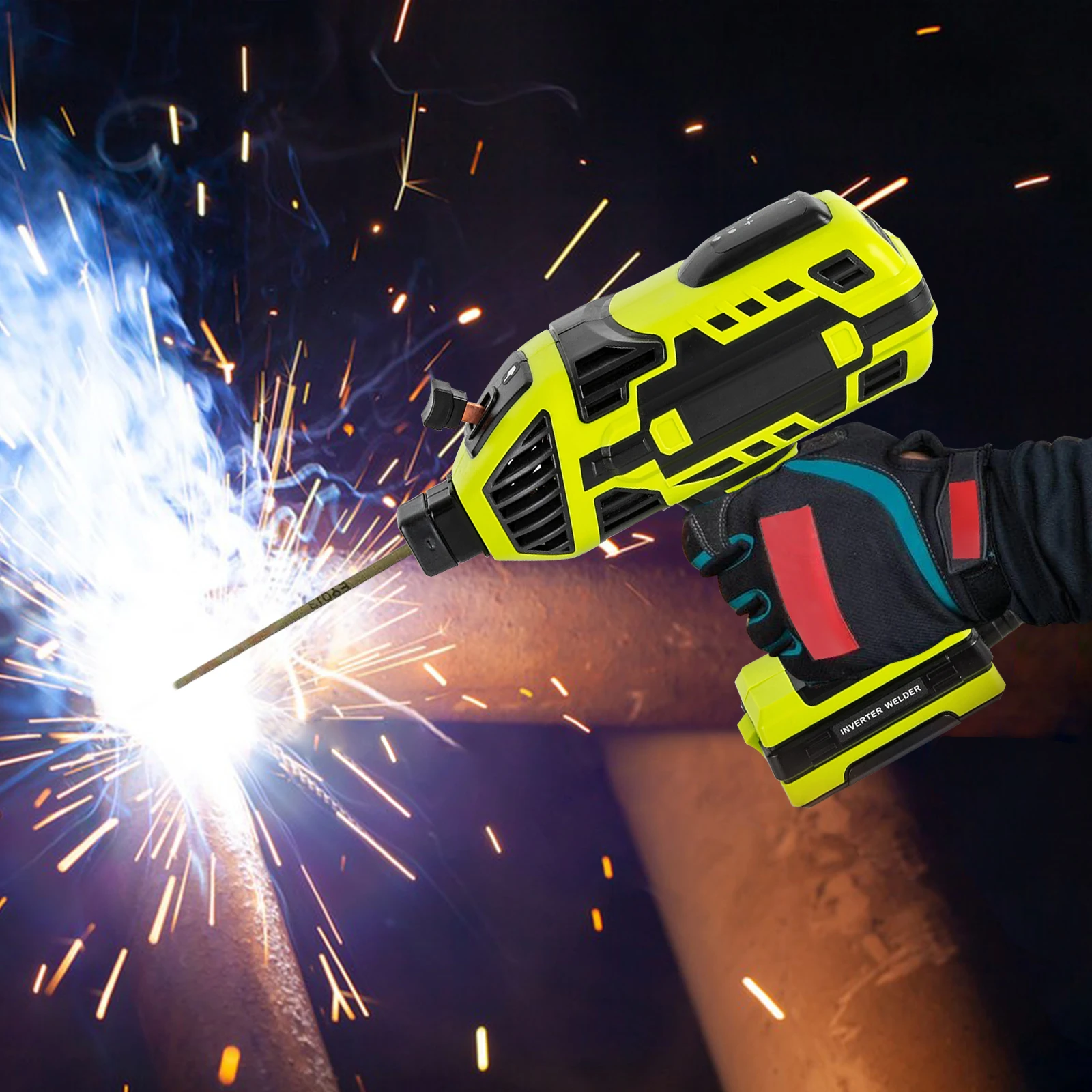 Handheld Welder ARC Welder Gun 6 Variable Current Adjustment IGBT Inverter for 3/32&ldquo;-1/8" Wire Rods Electric Kit portable welder electric welder mini welder