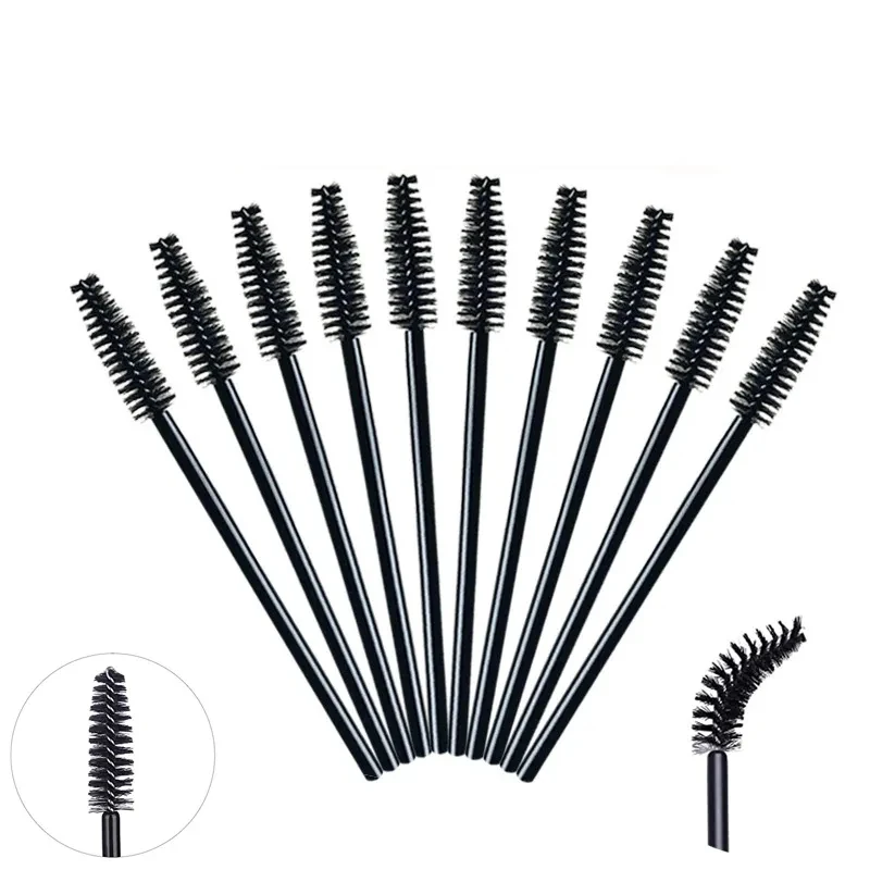 50/1000pcs Disposable Eyelash Brushes Eyelashes Extension Tools Eyebrow Brush Mascara Wands Applicator Spoolers Makeup Tools 2