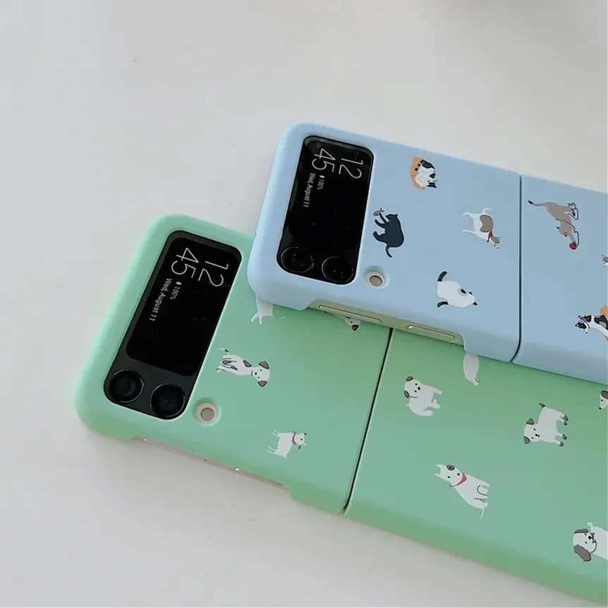 Cartoon Cat and Dog Pattern Shockproof Case with Cute Duck Design
