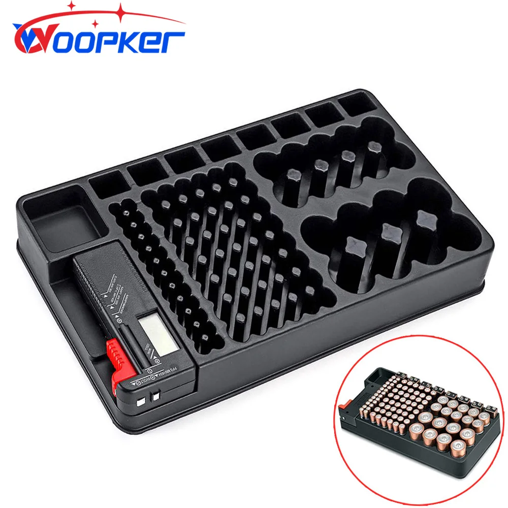 Pila Aaaa Caja De Almacenamiento De Batería, Organizador Con Probador De Batería, Tipo AA, AAA, 9V, AG, CR, C, D, 72 Uds. - AliExprs Pilas Recargables D