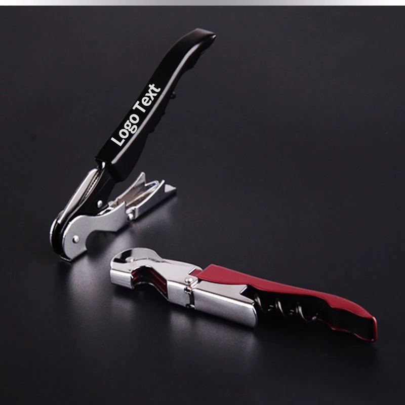 Bottle opener wine opener 10pcs custom wine bottle opener with logo&text personalized engraved wine corkscrew for weddings winery bar parties wine lovers